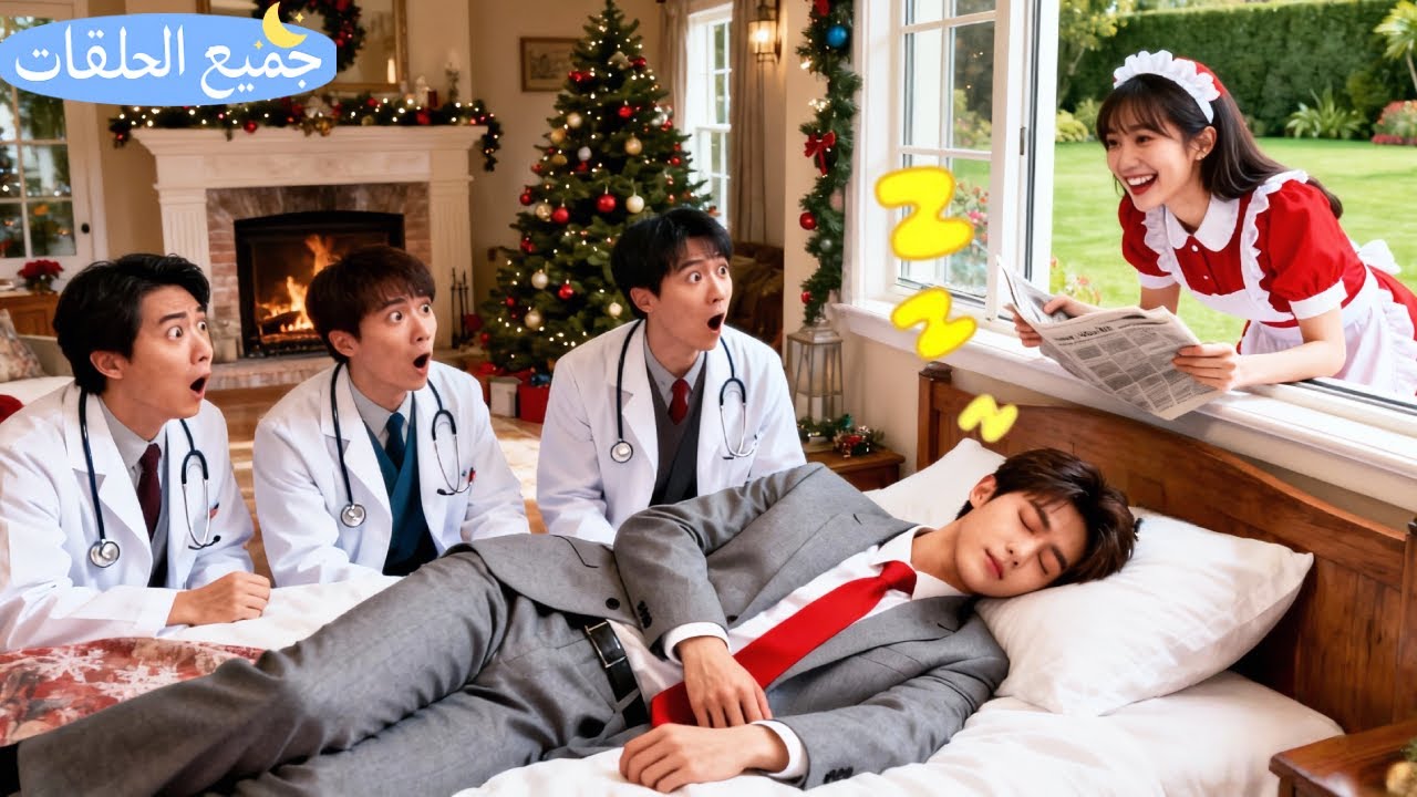 كل الأطباء فشلوا في جعل الـCEO الأرق ينام، حتى سمع صوت الخادمة وهي تقرأ… نام في 3 ثوانٍ! وبدأ الحب!