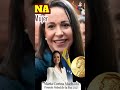 María Corina Machado La líder de Venezuela,  recibe Premio Nobel de la Paz 2025