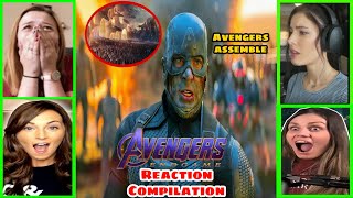 FIRST TIME WATCHING AVENGERS ASSEMBLE SCENE REACTION COMPILATION  | AVENGERS ENDGAME | MAPKRISH