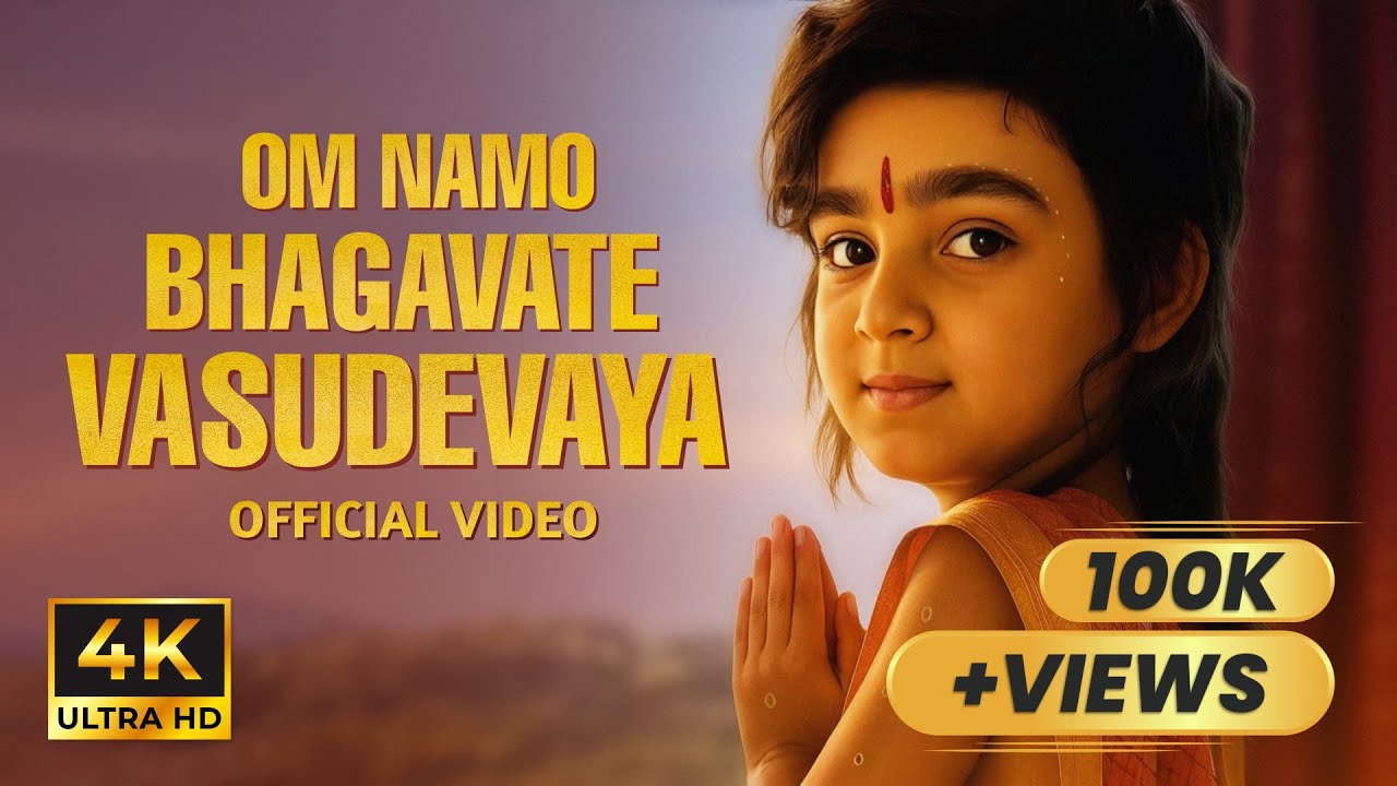 Om Namo Bhagavate Vasudevaya (4K VIDEO) | Mahavatar Narsimha | New Songs 2025