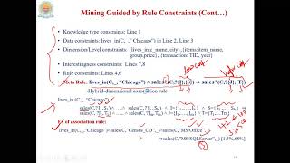 Constraint based Association mining part 2 13/11/2020 Net Worth