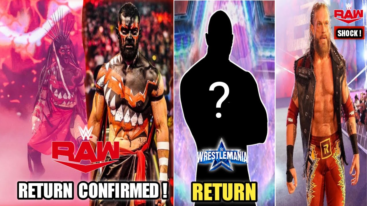 SHOCKING ! Returns At Wrestlemania 38 Announced, Demon Finn Balor Returns Raw 2022, Edge Opponent ?