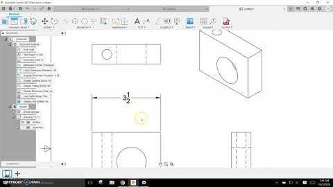 Activity 1.2.4 Creating a dimensioned drawing of Drawing 1