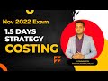 How to revise costing 1.5 days before exam| Cost and Management Accounting last days revision