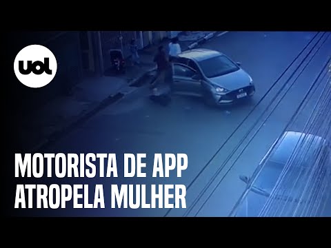 Motorista de app atropela mulher que não quis cancelar corrida