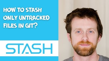 how to stash only untracked files in git