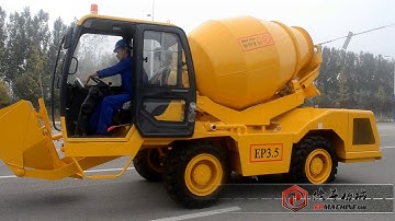EP3.5 self-loading concrete mixer testing video