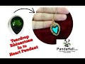 Bezel Teardrop Rhinestone 18x13mm || Convert Teardrop in to Heart Pendant || How to bezel teardrop