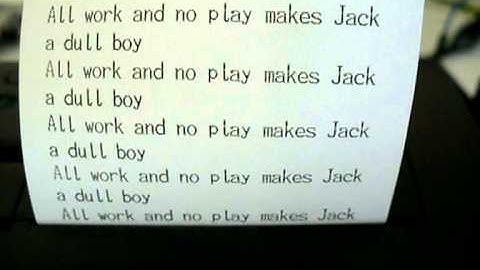 Arduino and thermal printer