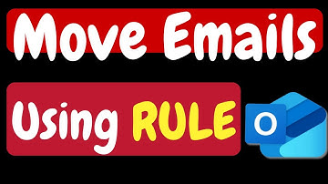 Always Move Emails from Inbox to Specific Folders using RULE in NEW OUTLOOK