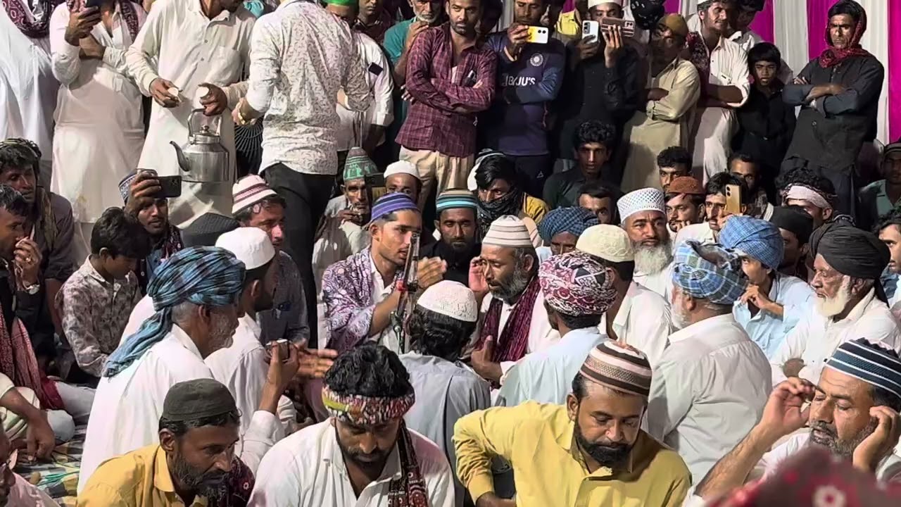 सिंधी जुबान में बेहतरीन मोलूद शरीफ़ कारी मोहम्मद हनीफ़ जी ज़मात कूदनपुरा बशीर अहमद जी जमात जैसिंधार 