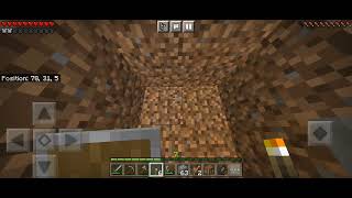 Creating a tunnel in Minecraft.