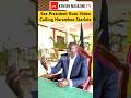 President Ruto today in State House on a video call with Harambee Starlets ahead of their game