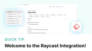 Raycast x Capacities Integration