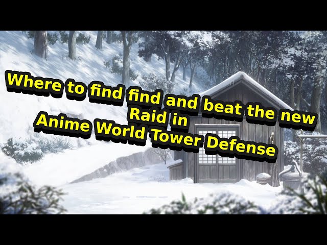 Tamer Fuko Showcase  Anime World Tower Defense 