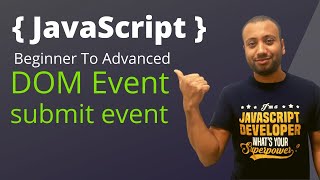 Famous javascript bangla tutorial 61 : DOM Event | Event Object | onsubmit event Profile