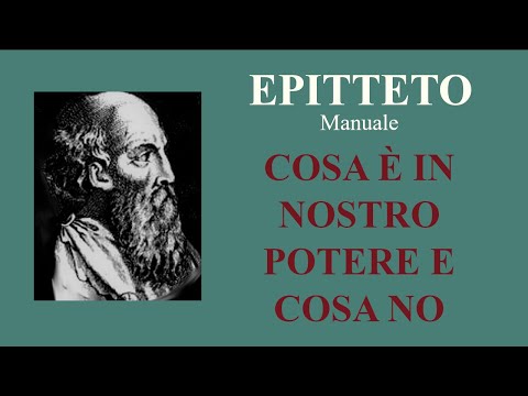 Video: A quale scuola filosofica appartiene Epitteto?