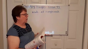 Lesson 93: Classifying Triangles