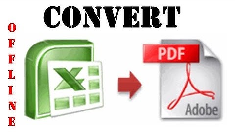 How To Convert Excel To PDF Without Converter  |  Convert Excel To PDF Without Software