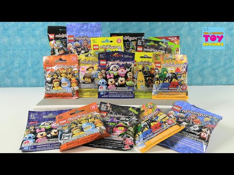 Lego Minifigures Palooza DC Disney Monsters &amp; More Unboxing | PSToyReviews