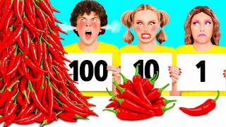 100 Layers of Food Challenge | Awesome Culinary Recipes by BaRaDa Challenge