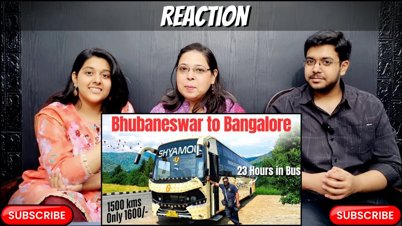 BHUBANESWAR To BANGALORE In LUXURY Sleeper Bus | Reaction!