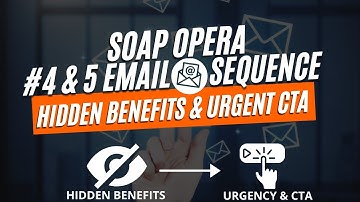 Soap Opera Email System Course | Soap Opera Email Sequence - 4 & 5 ( Hidden Benefits & CTA) |AffiZoo