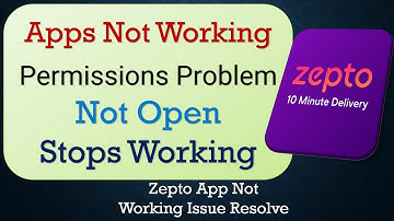 How To Fix Zepto App not working | Not Open | Space Issue | Network & Permissions Issue