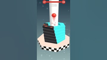 Stack Ball 3D Game | Level 137 | Play Stack Ball Game In Fast Speed | Stack Ball Game YouTube Short