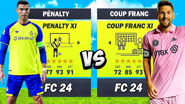 Tireurs de COUP FRANC vs. Tireurs de PENALTY ! (Messi affronte Ronaldo)