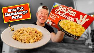 Famous I Tried NEW Hamburger Helper Deluxe Brew Pub Cheeseburger  Profile