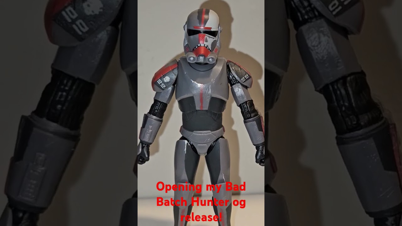 The Bad Batch Hunter Black Series Unboxing
