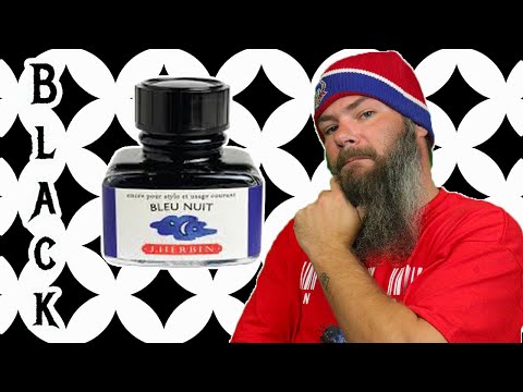 J  Herbin Perle Noire Fountain Pen Ink #fountainpenink #fountainpens