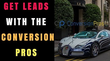 Get Leads With The Conversion Pros- Marketing System😎