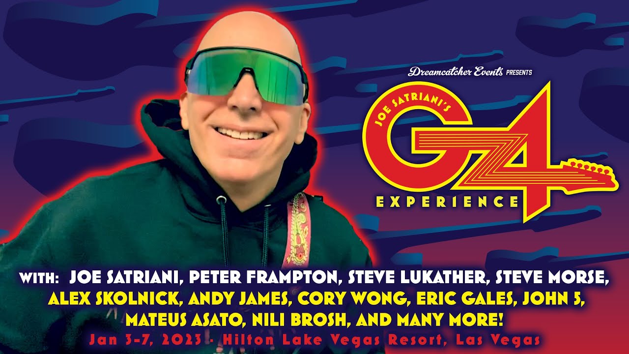 ⁣Joe Satriani - Announcing The Official Lineup For The G4 Experience 2023