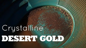Mind Blowing Crystalline Gold From Dry Washing & Metal Detecting