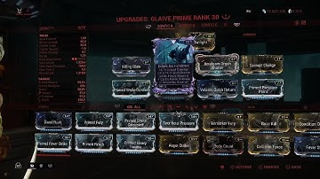 RIVEN IN 60S: Glaive Prime godroll riven mod Warframe