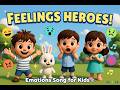 "Yes Yes Feelings Song 🎵 | Feelings Heroes | Emotions for Kids | Kidoora"