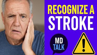 "Recognize a Stroke: Life-Saving Treatments Within the Golden Hour | MD Talk Explainer"