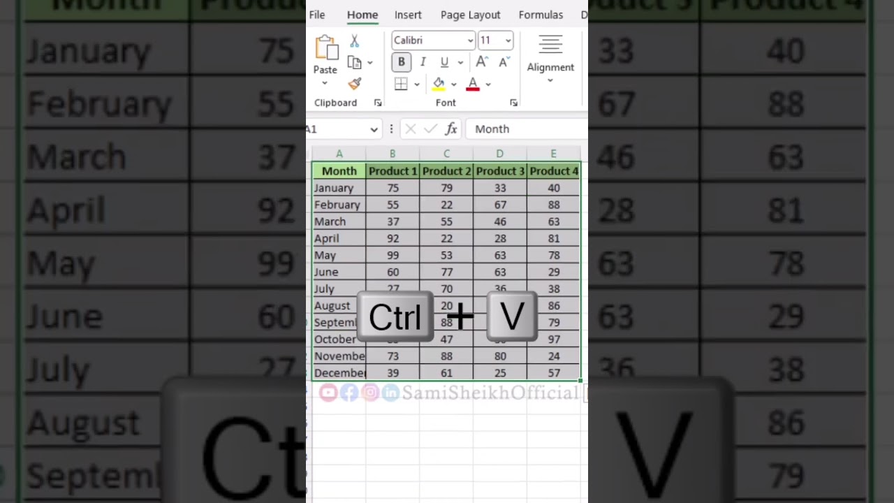 How to Copy and Paste Visible Cells in Excel | Excel Tutorial 
