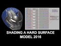 Shading a hard surface model 2016 texturing a robotic mask