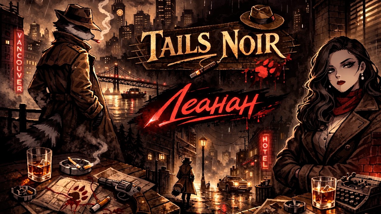 Tails Noir l Енотий детектив #shorts #стрим #live #stream #noir