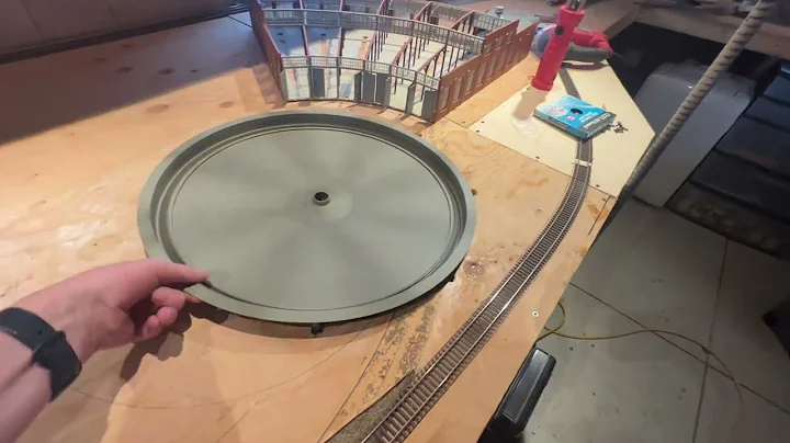 Layout update install a turntable & transfer table