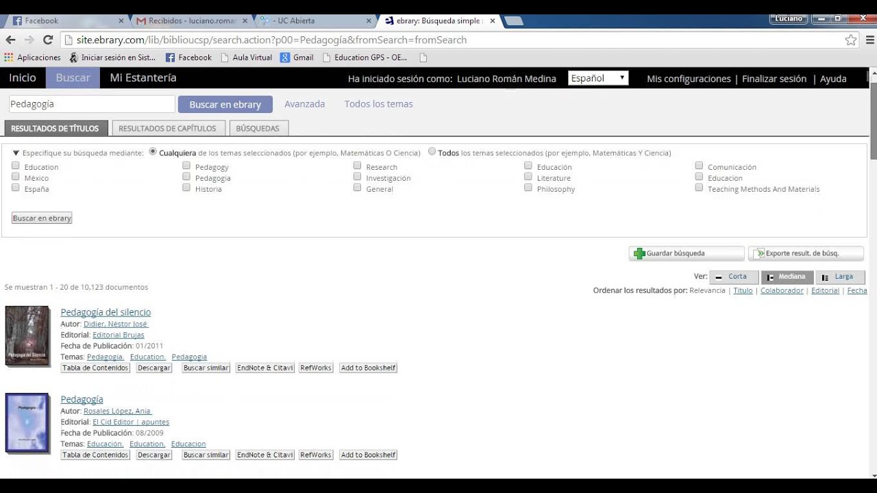 Vídeo sobre cómo acceder y utilizar biblioteca virtual - YouTube