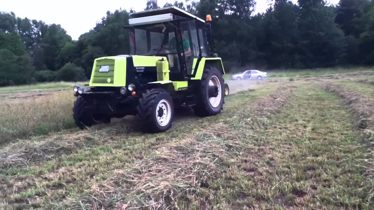 Fortschritt ZT 323 & John Deer Mähwerk YouTube