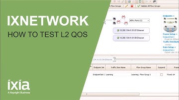 How to test L2 QoS with IxNetwork