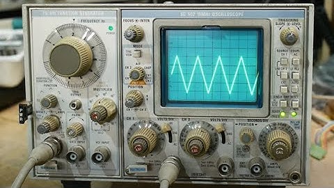 #1350 Tektronix SC502 Oscilloscope in TM503 Chassis