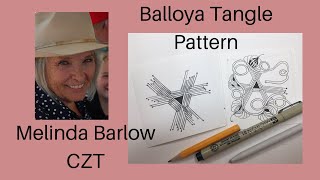 Balloya tangle art lesson #485