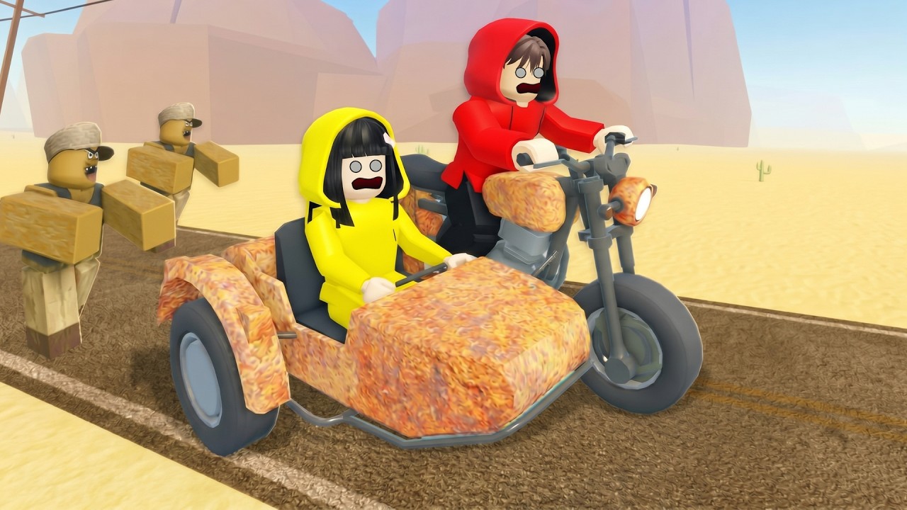 Yuta, Mio Dan Baby Celine Melalui Perjalanan Berdebu Sambil Dikejar Zombie || ROBLOX