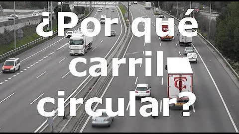 ¿Cuál es el carril más lento de la autopista?